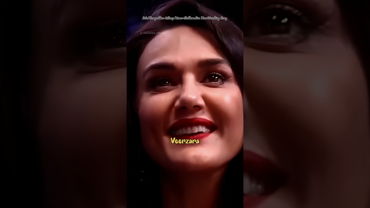 Tere Liye❤️🇮🇳 Veerzara || Lata & Roop Kumar Rathore Live Heart Touching Song #shorts #latamangeshkar