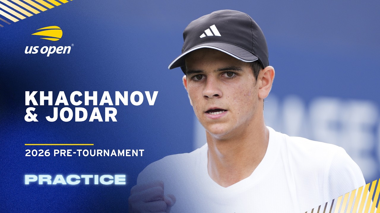 LIVE | Rafael Jodar and Karen Khachanov | Practice Session | 2026 US Open