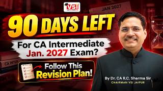90 Days Left for CA Inter Jan 2027 Follow This Revision Plan!