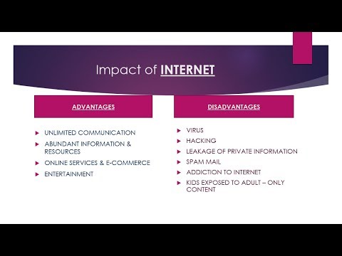 वीडियो: इंटरनेट का मानव जीवन पर क्या प्रभाव पड़ता है?