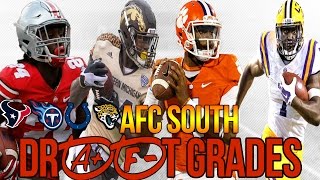 AFC SOUTH Grades FOR 2017 NFL DRAFT - WILL THIS FINALLY BE THE JAGS YEAR?