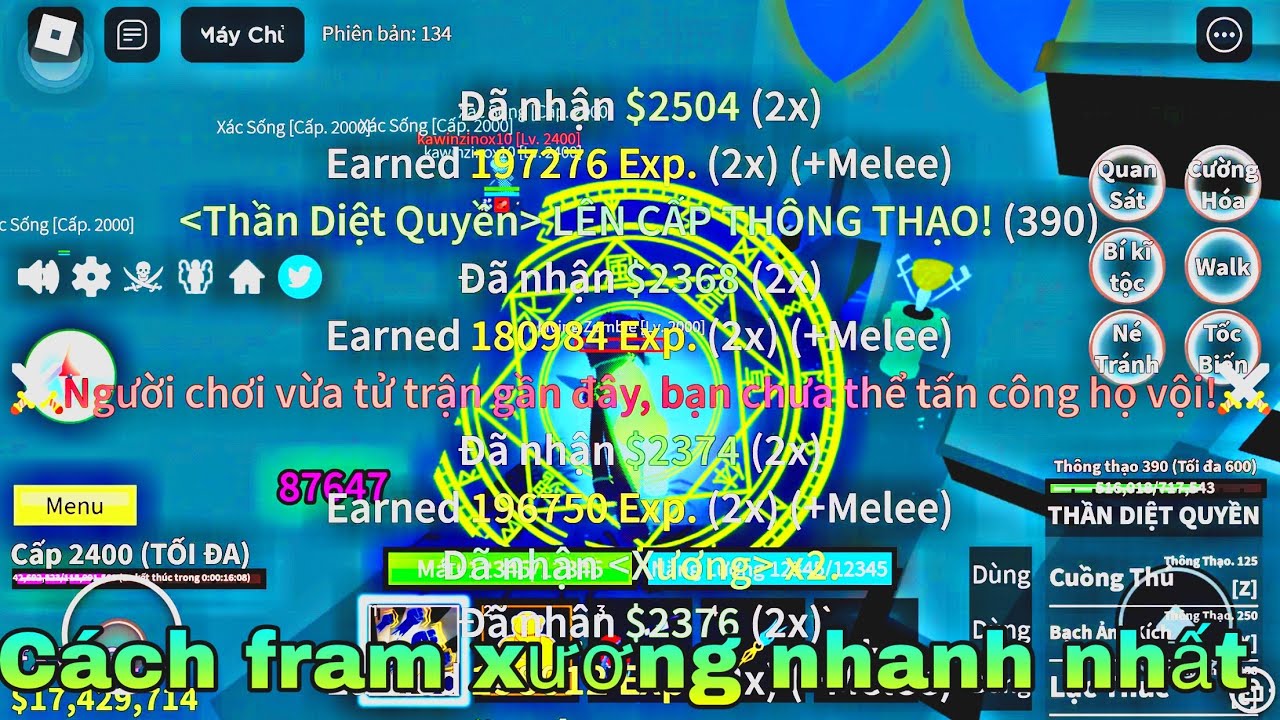 Cách farm bones nhanh trong blox Fruits :)) 