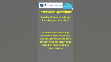 How does Intune handle app inventory and licensing