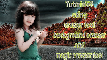 Adobe photoshop CS3 tutorial in hindi/urdu lecture#9 using eraser tool