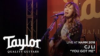 CJ LI You Got Me live at NAMM 2018 - Taylor Guitars