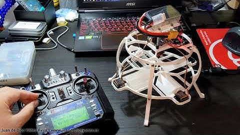 UAV SingleCopter BALL - 2021/07/08 - Second test