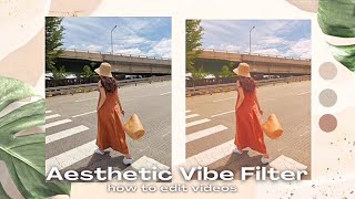 HOW TO EDIT AESTHETIC VIBE FILTER ON VIDEOS 🦋 TUTORIAL #3 • SUITABLE FOR IG PICTURES, VLOGS,  ETC screenshot 3