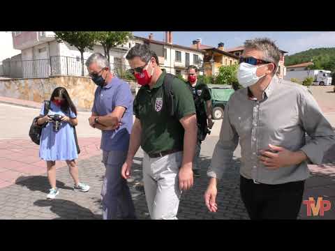 Visita de las obras del Centro de Estudios del FESEI en Hontoria del Pinar