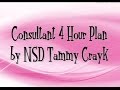 Consultant 4 Hour Plan by NSD Tammy Crayk
