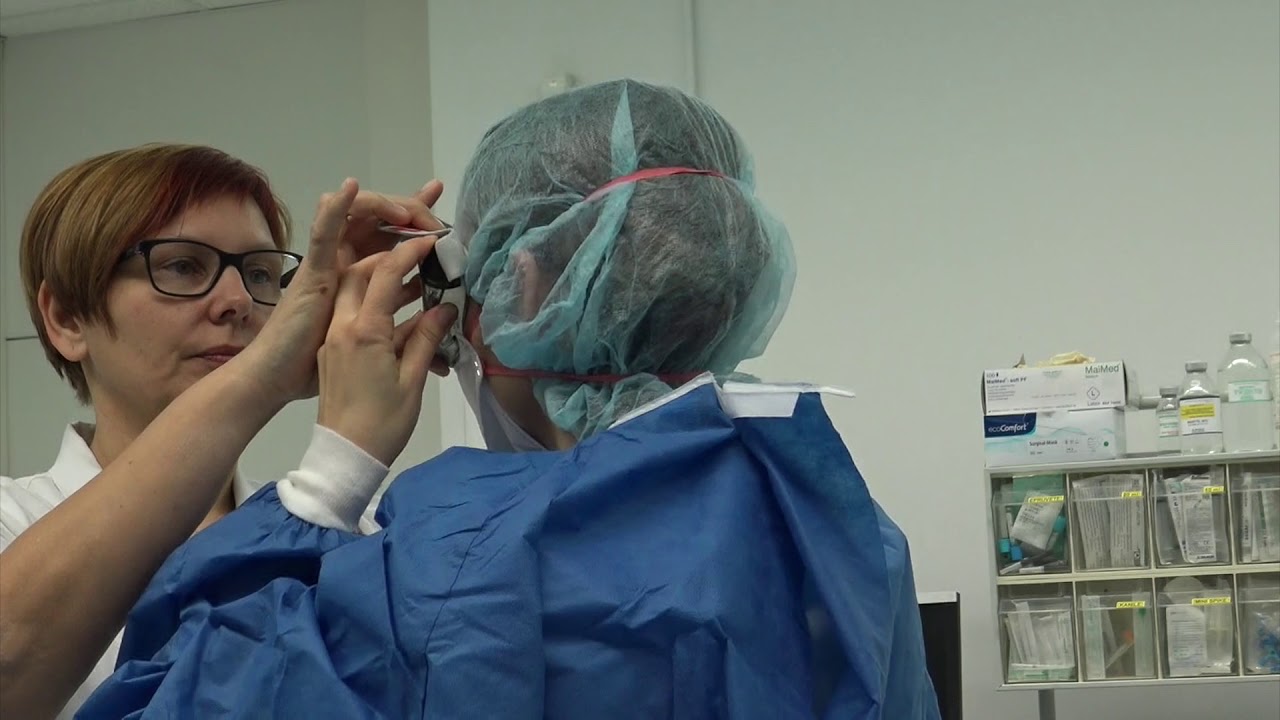 Prikaz pravilne uporabe zaščitne opreme