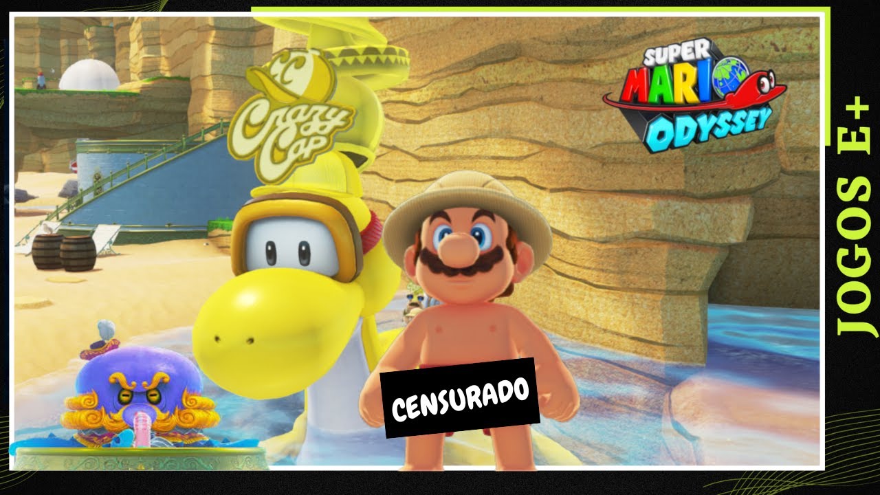 SUPER MARIO ODYSSEY MARIO PELADÃO ! SEASIDE KINGDOM Walkthrough All
