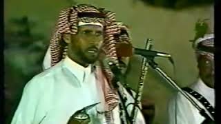 صالح بن عزيز و عايض بن خفير عام ١٤١٦ في حفل بلقرن للأمير خالد الفيصل