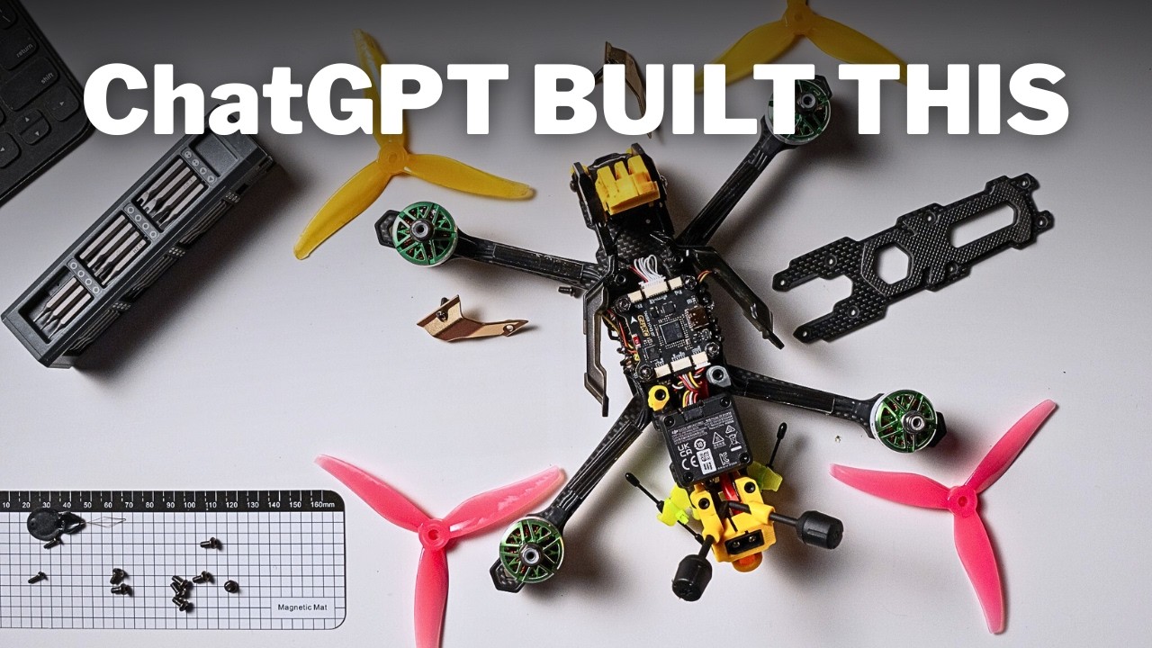 Я позволяю ИИ выбирать каждую деталь дрона.