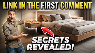 How to Make a Minimalist Platform Bed with Floating Nightstands (Easy DIY)