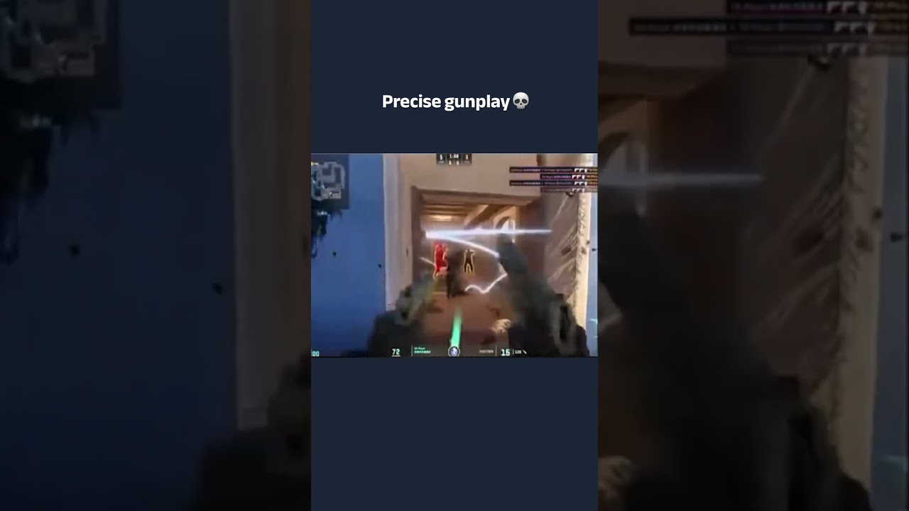 Precise gunplay in CS2 