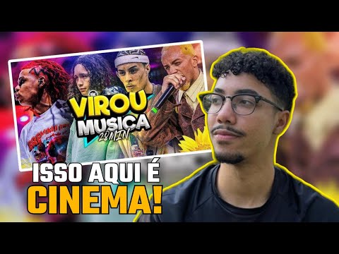 REACT 28 MINUTOS de ROUND de BATALHA VIRANDO MÚSICA! | ESPECIAL de 100K