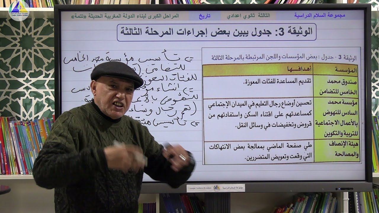 التاريخ | (المراحل الكبرى لبناء الدولة المغربية الحديثة 