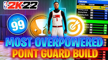 GAMEBREAKING GLITCH•MOST OVERPOWERED POINT GUARD BUILD IN NBA 2K22!•THIS BUILD WILL CHANGE THE META!