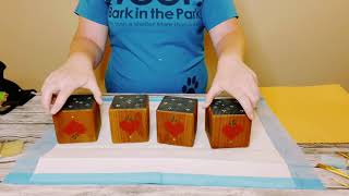 Interchangeable wooden block decor