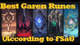 My Top 3 Rune Pages for Garen - League of Legends - Patch 7.22 (Pre-S8)