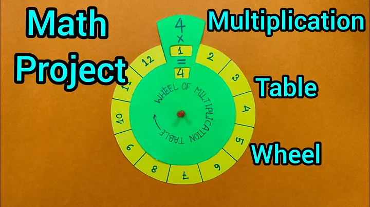 How can we make a Multiplication Table Wheel //Mathematics T.L.M.// Mathematics Table Wheel T.L.M.//