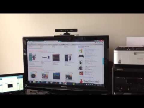 Kinect mouse simulation control(Google chrome)