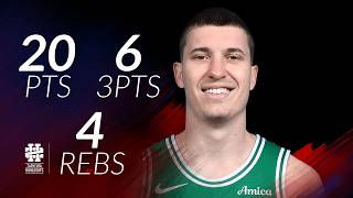 Baylor Scheierman 20 pts 6 threes 4 rebs vs Knicks 25/26 season