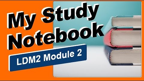 LDM2 for Teachers Study Notebook Digital Format 2 (Sample Only)