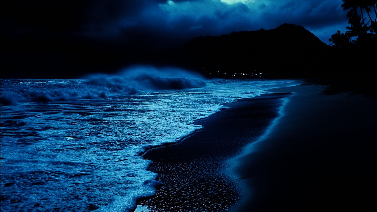 Fall Asleep In Under 3 Minutes - 10 Hours of Ocean Wave Ambience to Relax the Mind and Ease Stress