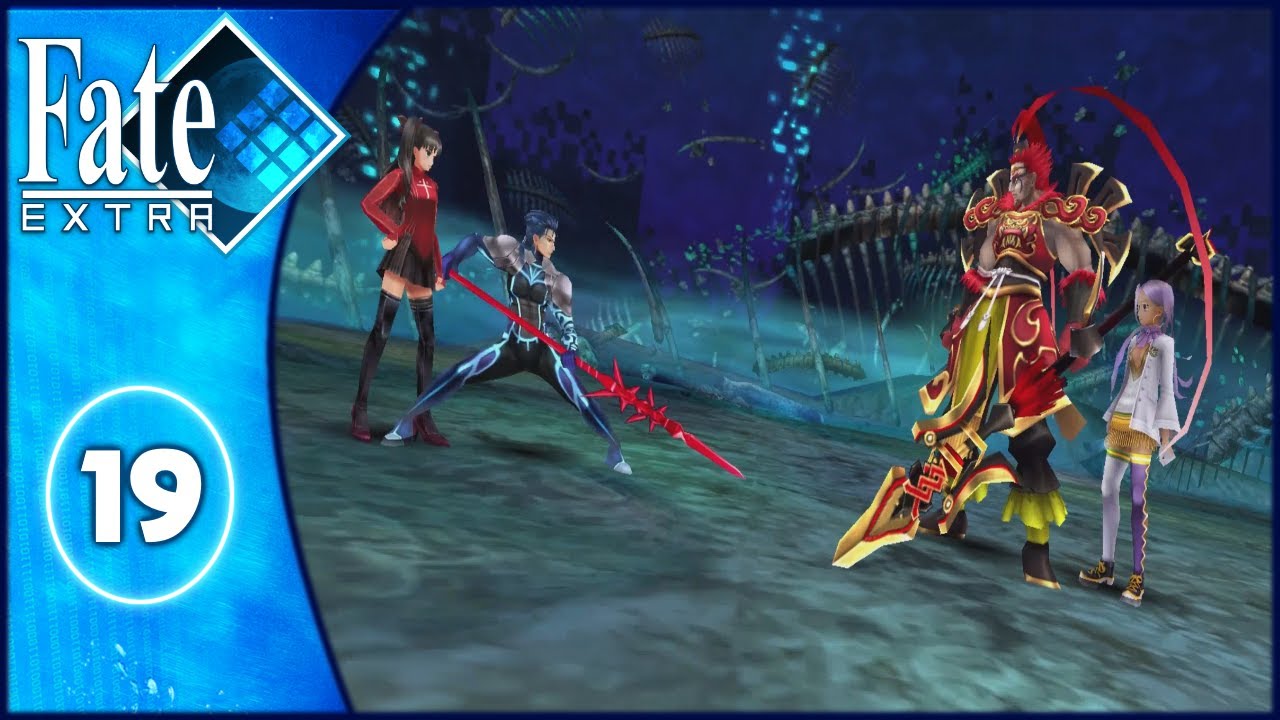 Let's Play: Fate/Extra - Part 19 [Rin Vs. Rani] - YouTube