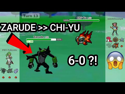 Is Swords Dance Zarude the Best Sweeper in the Game? (Pokemon Showdown  Random Battles) (HIgh Ladder) 