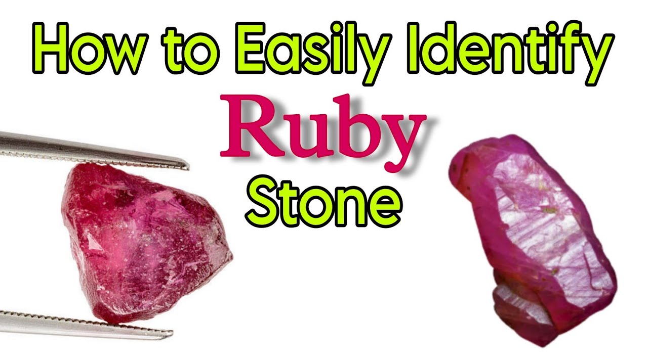 आसान तरीके से #Ruby #Rough #Stone को पहचाने, Easily Identify Ruby Rough Stone.