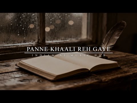 Panne Khaali Reh Gaye (Official Music Video) | Indian AI Music Hub | AI Original Sad Song