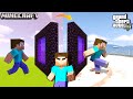 I MADE SECRET PORTAL TO GTA 5 IN MINECRAFT | FINDING HEROBRINE | #4