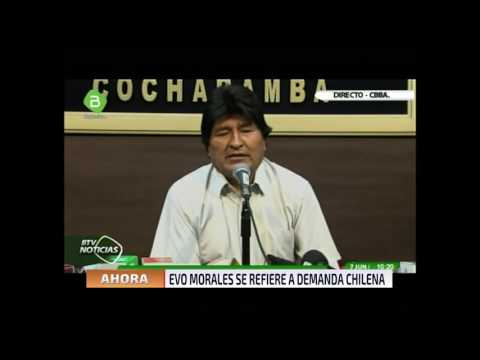 Evo Morales anuncia contrademanda ante La Haya por aguas del río Silala | 24 Horas TVN Chile