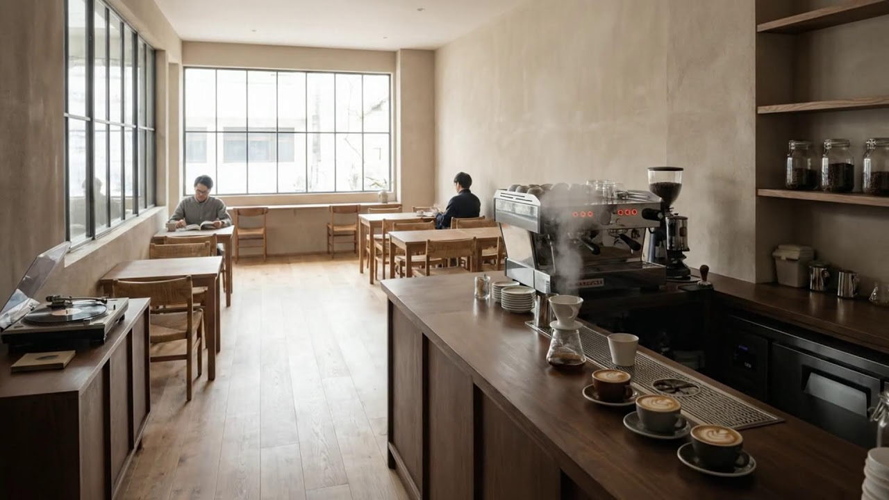 아늑한 카페에서 보내는 봄날의 재즈 시간 ☕🌸🎷