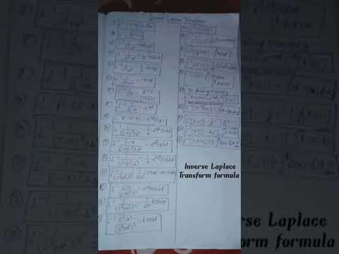 INVERSE LAPLACE TRANSFORM