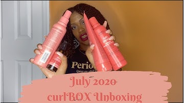 July 2020 curlBOX Unboxing | Aveda