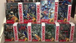 Transformers movie 4 complete voyager and leader class collection. Hasbro generations first edition