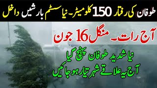 Next 07 days Weather Report|Pre Monsoon Rains⛈️, GustyWinds Expected|Pakistan Weather update,16 June