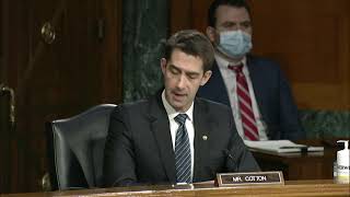 January 19, 2021: Senator Cotton Q&A During SASC Hearing