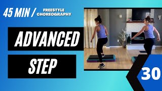 ADVANCED Step Aerobics Class 140 bpm