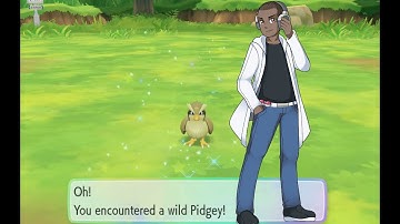 LIVE Shiny Pidgey in Pokemon Lets Go Pikachu and Eevee!