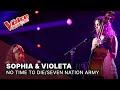Sophia &amp; Violeta - "No Time To Die/Seven Nation Army" | Provas Cegas | The Voice Gera&ccedil;&otilde;es 2025