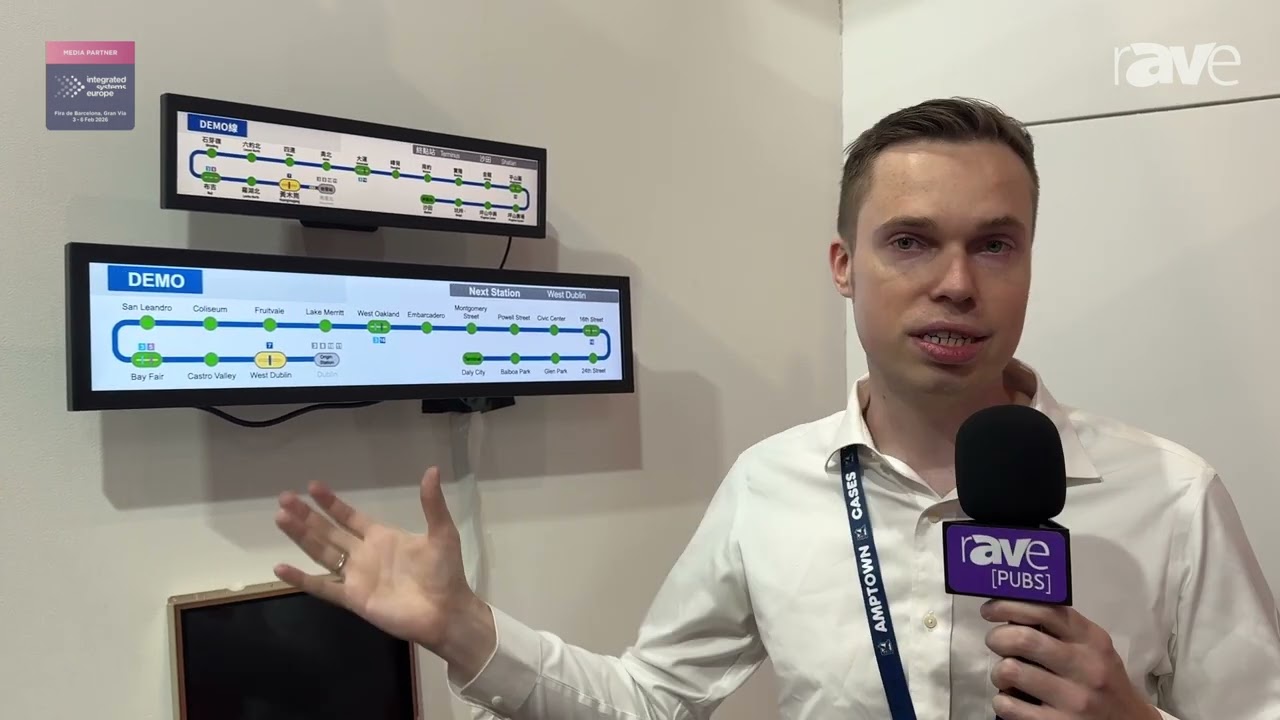 ISE 2026: Faytech Talks About Strip-Type Displays for Retail and Transportation