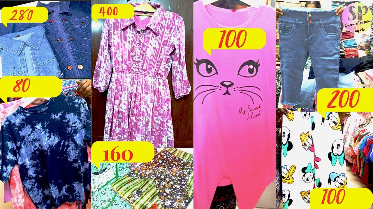 ரூ.70 முதல் dresses வாங்காலாம் Western Dresses Under Rs.500/ Amores Shop Nagercoil YouTube