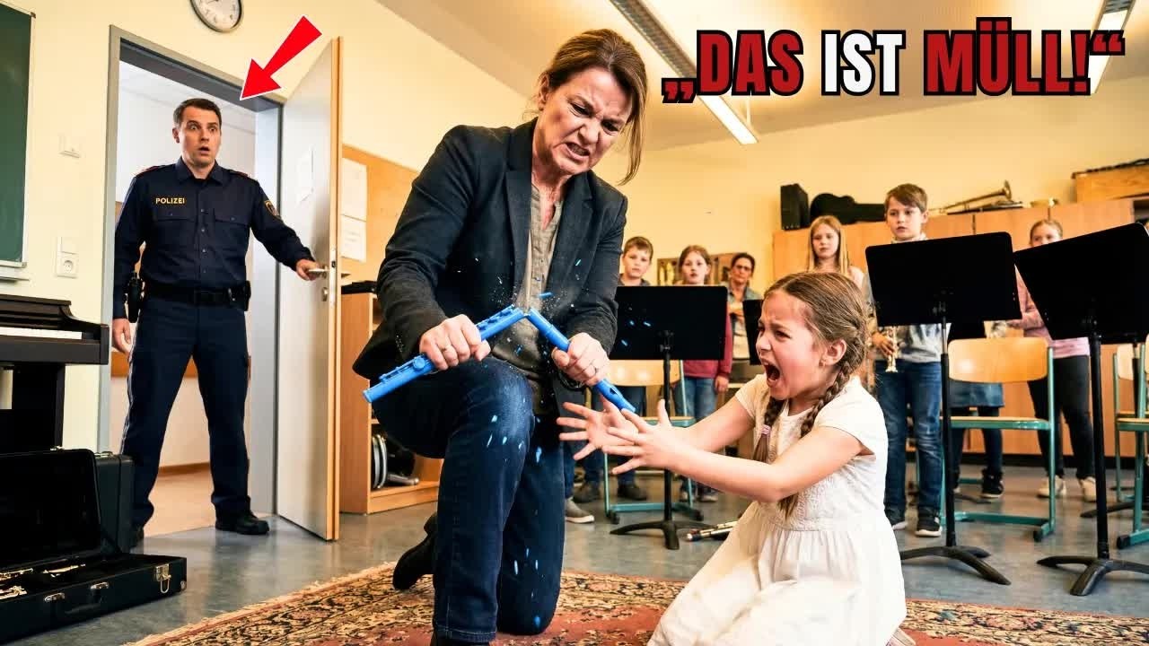 Lehrerin zerstört Geschenk vom POLIZEI VATER  Dann öffnet sich die Tür