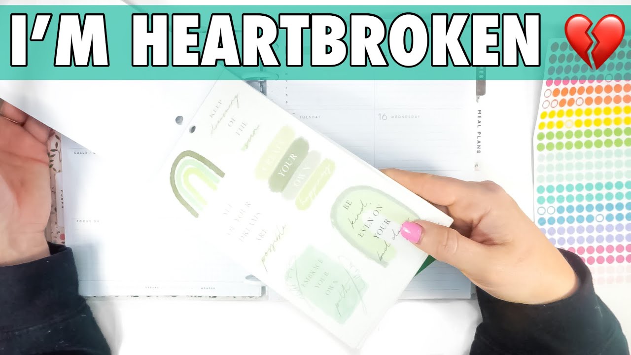 I Lost My Job - DEVASTATED | Happy Planner CLASSIC DASHBOARD Plan With Me | March 14 - March 20