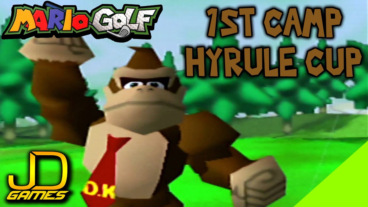 Password Tournament #1 - 1st Camp Hyrule Cup with DK! | Mario Golf [Nintendo 64]