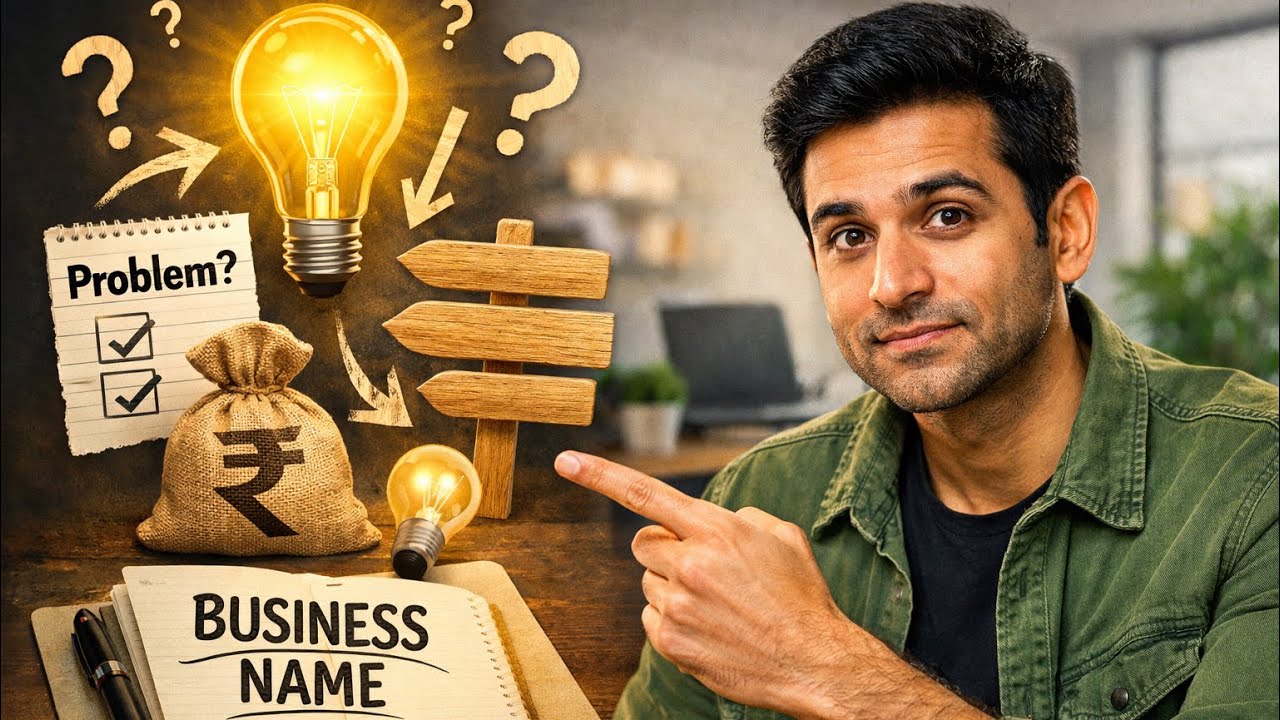 Day 1: Business Idea कैसे सोचें? | Problem Solving से Business 